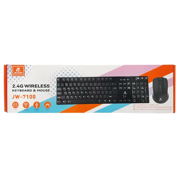 COMBO MOUSE & TECLADO JW - 7100