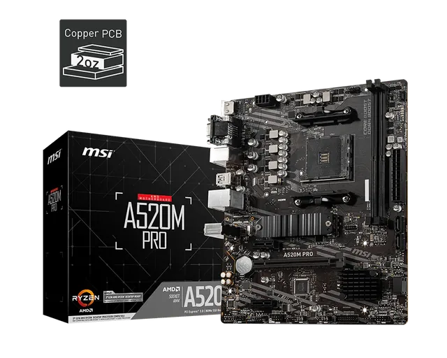 MSI A520 AM4
