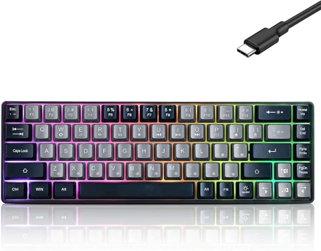 TECLADO GAMER 60% RGB